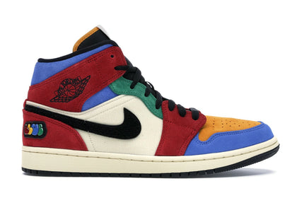 Jordan 1 Mid SE Fearless Blue the Great - authentic Jordan sneakers