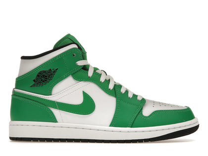 Jordan 1 Mid Lucky Green - authentic Jordan sneakers