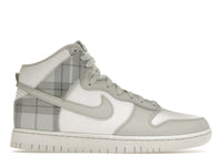 Nike Dunk High SE Tartan Plaid White Light Green
