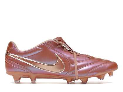 Nike Tiempo Ligera Pro FG LE Metallic Red Bronze Rose Gold - authentic Nike sneakers