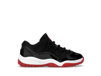 Jordan 11 Retro Low Bred (PS) (2025) - authentic Jordan sneakers