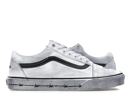 Vans Old Skool Travis Barker Dues Paid White - authentic Vans sneakers