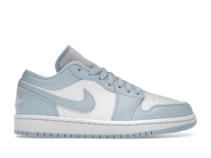 Jordan 1 Low White Ice Blue (Women's) - authentic Jordan sneakers