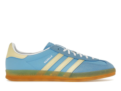 adidas Gazelle Indoor Semi Blue Burst Almost Yellow (Women's) - authentic adidas sneakers