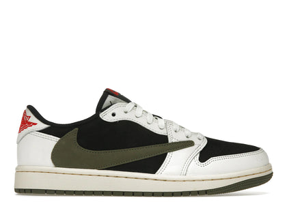 Jordan 1 Retro Low OG SP Travis Scott Olive (Women's) - authentic Jordan sneakers