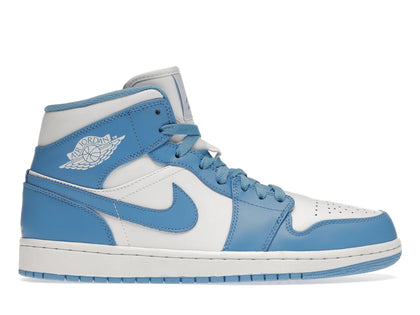 Jordan 1 Retro Mid UNC - authentic Jordan sneakers