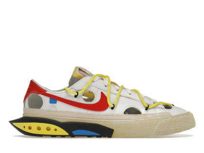 Nike Blazer Low Off-White University Red - authentic Nike sneakers