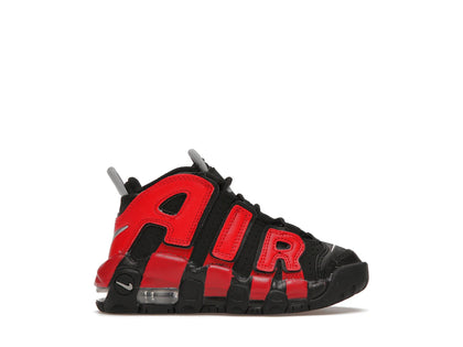 Nike Air More Uptempo Alternates Black Varsity Red (PS) - authentic Nike sneakers