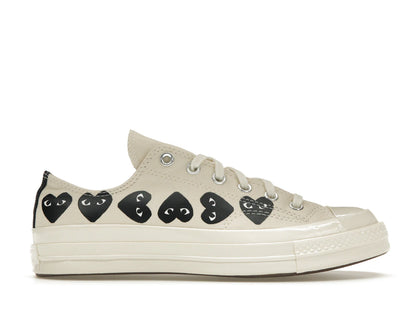 Converse Chuck Taylor All Star 70 Ox Comme des Garcons PLAY Multi-Heart Milk - authentic Converse sneakers