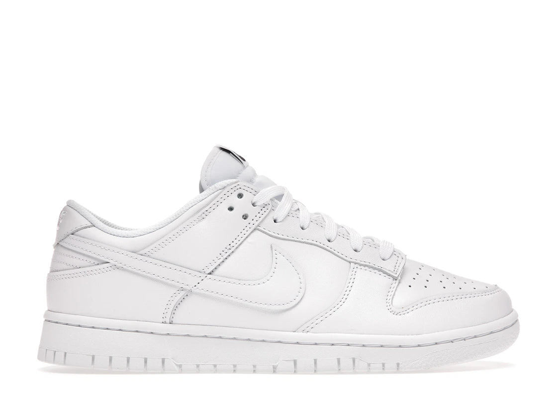 Nike Dunk Low Triple White (2021) (Damen) - vue 360
