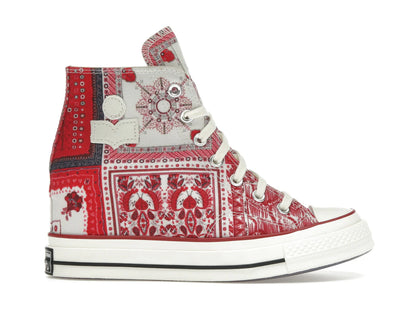 Converse Chuck 70 Internal Wedge Hi Isabel Marant Vanilla Ice Red (Women's) - authentic Converse sneakers
