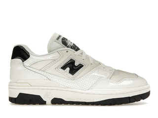 New Balance 550 Sea Salt Black Patent - authentic New Balance sneakers