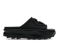 Gucci GG Oversize Slide Sandal Interlocking G Black (Women's)