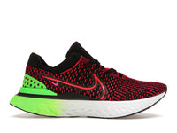 Nike React Infinity Run Flyknit 3 Green Strike Team Red