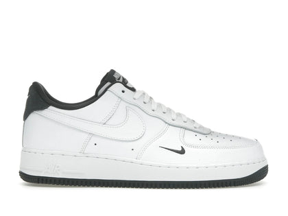 Nike Air Force 1 Low '07 White Anthracite Mini Swoosh - authentic Nike sneakers