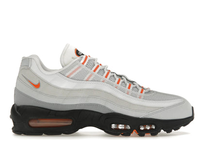 Nike Air Max 95 Wolf Grey Safety Orange Pure Platinum - authentic Nike sneakers