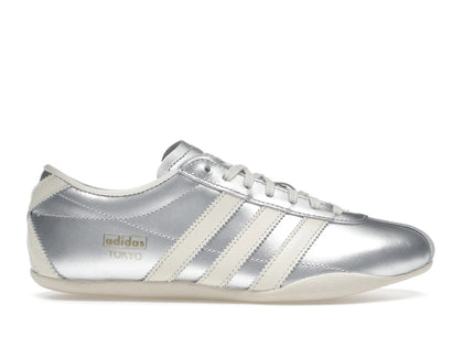 adidas Tokyo Silver Metallic Cream White (Women's) - authentic adidas sneakers