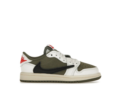 Jordan 1 Retro Low OG SP Travis Scott Medium Olive (PS) - authentic Jordan sneakers