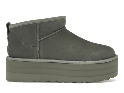 UGG Classic Ultra Mini Platform Boot Moss Green (Women's) - authentic UGG sneakers