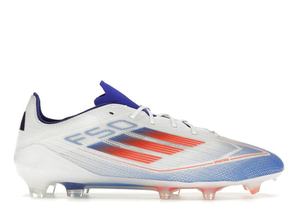 adidas F50 Elite FG Cloud White Solar Red Lucid Blue - authentic adidas sneakers