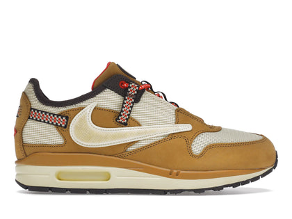 Nike Air Max 1 Travis Scott Cactus Jack Wheat Lemon Drop - authentic Nike sneakers