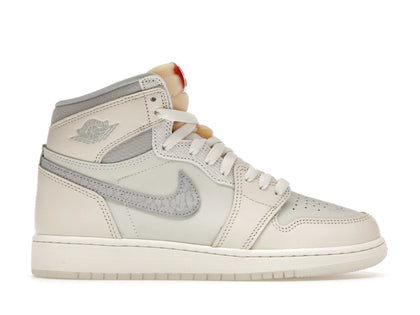 Jordan 1 Retro High OG Sail University Red (GS) - authentic Jordan sneakers