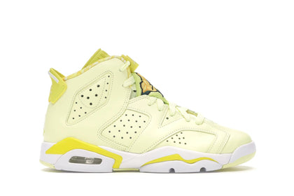 Jordan 6 Retro Dynamic Yellow Floral (GS) - authentic Jordan sneakers