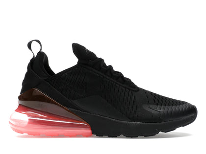 Nike Air Max 270 Black Hot Punch - authentic Nike sneakers