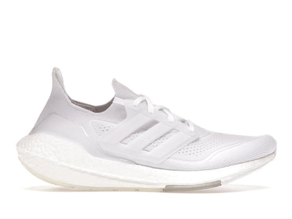 adidas Ultra Boost 21 Triple White - authentic adidas sneakers