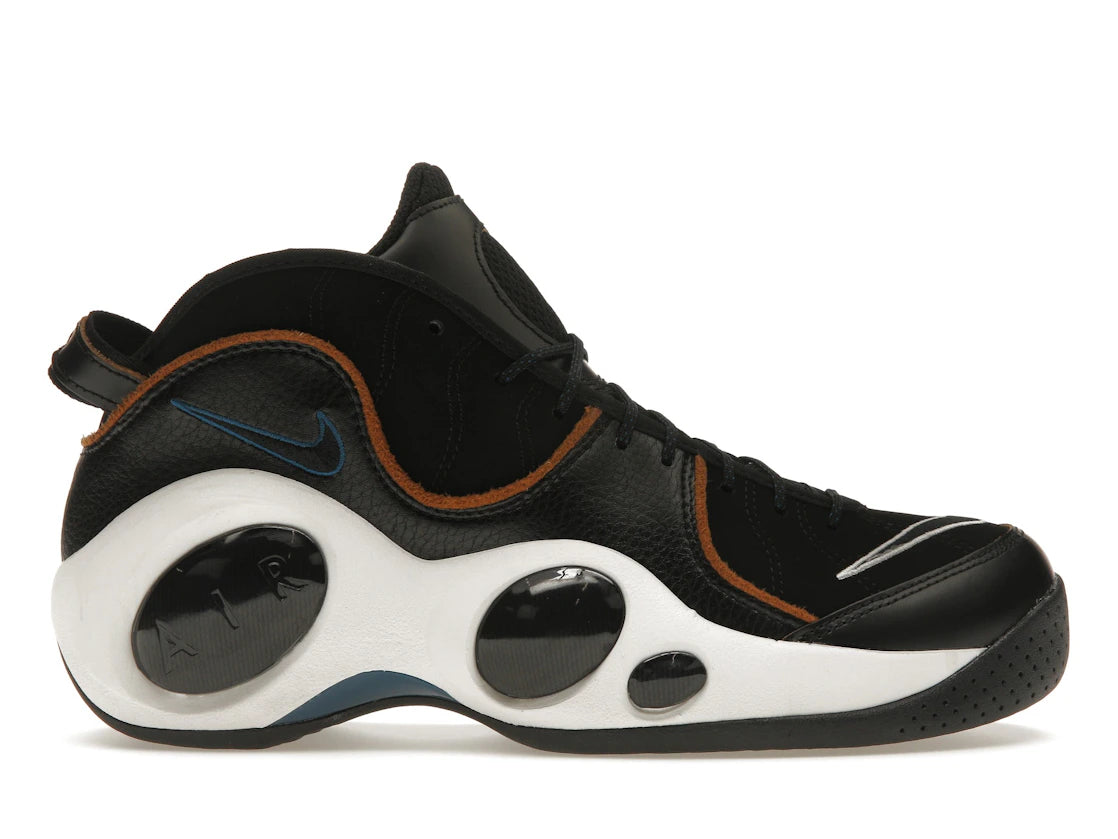 Nike Air Zoom Flight 95 Schwarz Baldrianblau - vue 360