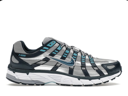Nike P-6000 Armory Navy Flat Silver - authentic Nike sneakers