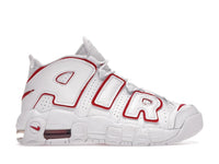 Nike Air More Uptempo White Varsity Red Outline (GS)