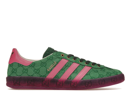 adidas x Gucci Gazelle Green GG Monogram (Women's) - authentic adidas sneakers
