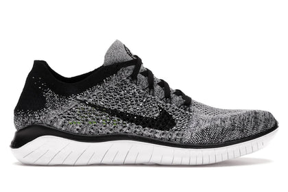 Nike Free RN Flyknit 2018 Black White Ombre - authentic Nike sneakers