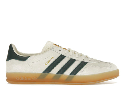 adidas Gazelle Indoor Cream White Collegiate Green Gum - authentic adidas sneakers