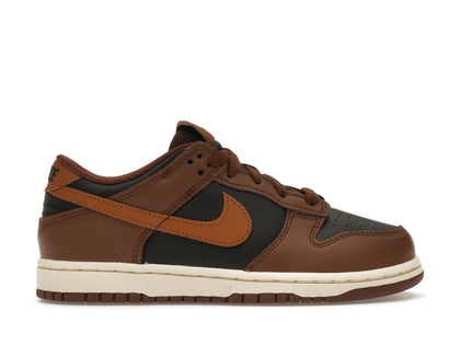 Nike Dunk Low Brown Black (PS) - authentic Nike sneakers