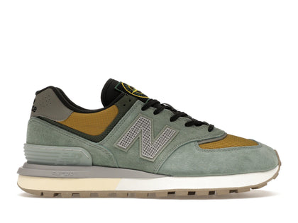 New Balance 574 Legacy Stone Island Light Green - authentic New Balance sneakers