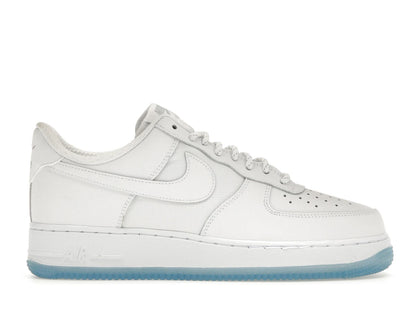 Nike Air Force 1 Low '07 White Ice Blue Sole - authentic Nike sneakers