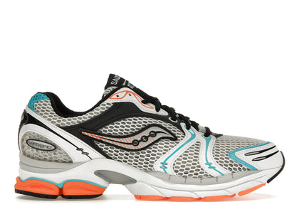 Saucony ProGrid Triumph 4 White Teal Orange - authentic Saucony sneakers