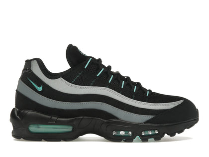 Nike Air Max 95 Black Aurora Green - authentic Nike sneakers