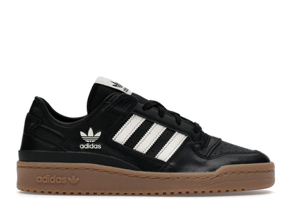 adidas Forum Low Core Black White Gum - authentic adidas sneakers