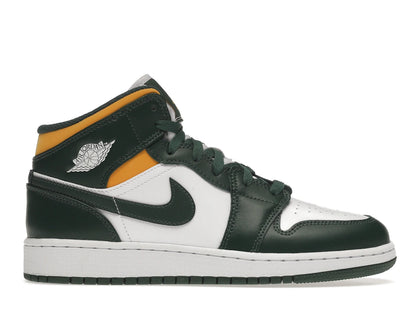 Jordan 1 Mid Sonics (2021) (GS) - authentic Jordan sneakers