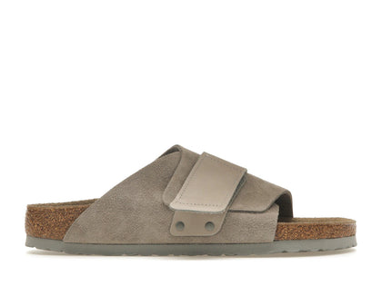 Birkenstock Kyoto Nubuck Suede Stone Coin - authentic Birkenstock sneakers