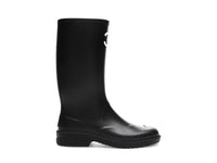 Chanel Rubber Rain Boots Black