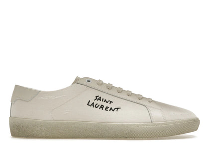Saint Laurent Court Classic SL-06 Cream - authentic Saint Laurent sneakers