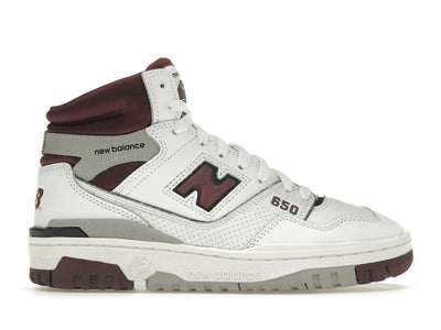 New Balance 650 White Burgundy Raincloud