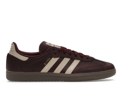 adidas Samba OG Maroon Crystal Sand (Women's) - authentic adidas sneakers