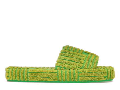 Bottega Veneta Resort Geometric Sandal Parakeet Kiwi - authentic Bottega Veneta sneakers