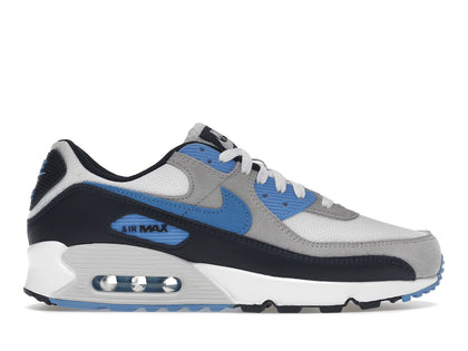 Nike Air Max 90 White University Blue - authentic Nike sneakers