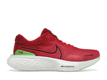 Nike ZoomX Invincible Run Flyknit 2 Siren Red Green Strike - authentic Nike sneakers